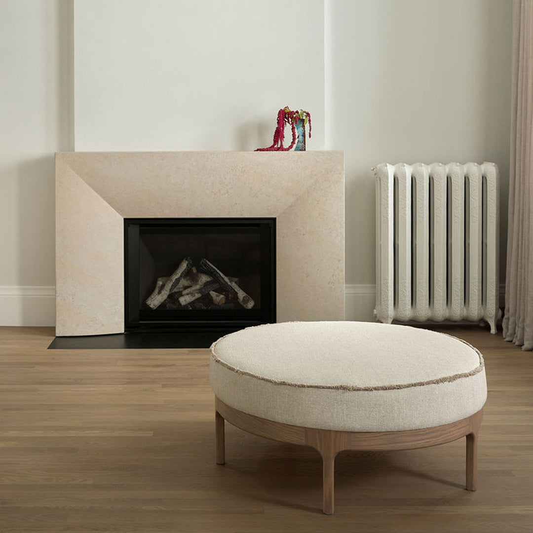 fringe ottoman